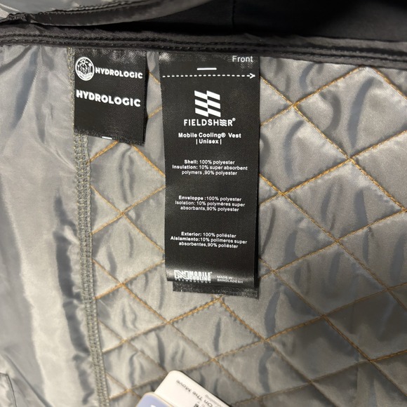 FIELDSHEER Motorcycle Bike Quilted Cooling‎ Iceberg Vest Size XL NEW - Picture 3 of 9